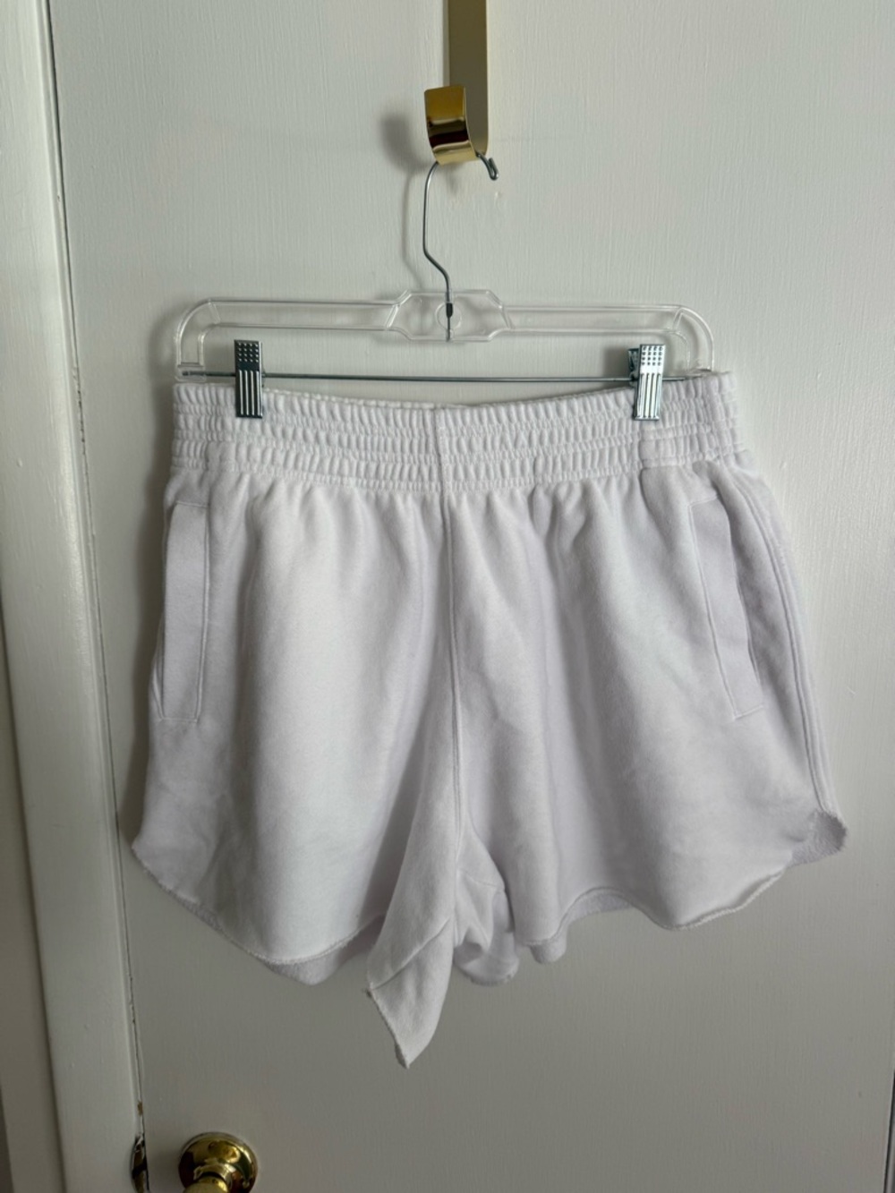Aerie White Sweat Shorts